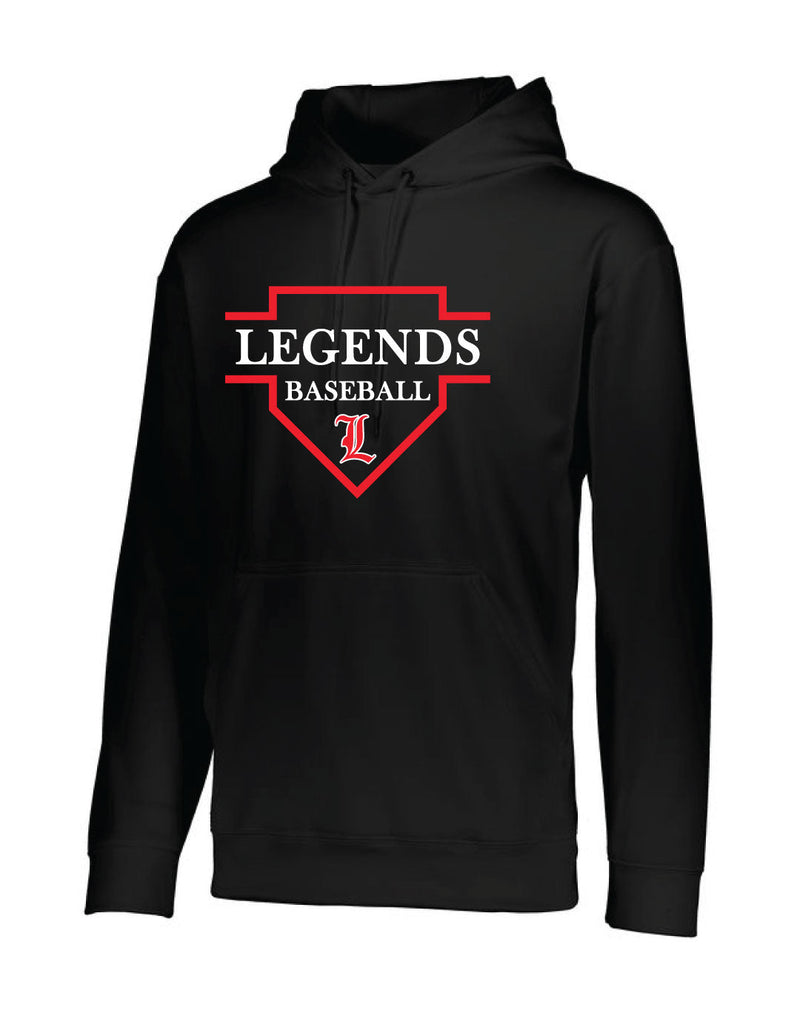 10U Legends Baseball 2023 Drifit Hooded Sweatshirt