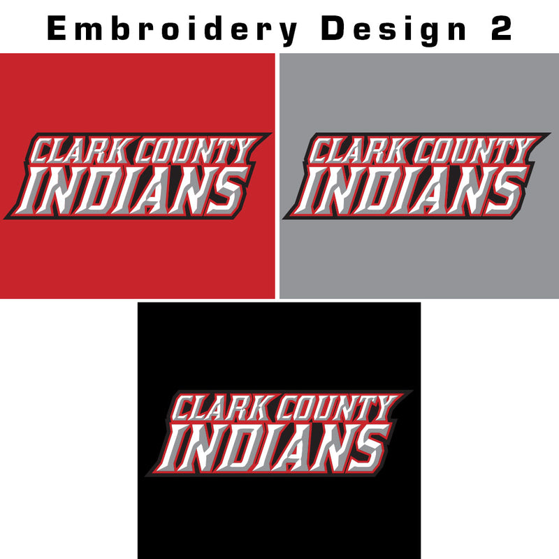 Clark County Indians Raglan Full Zip