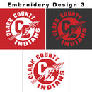 Clark County Indians Fleece Lined Drifit 1/4 Zip