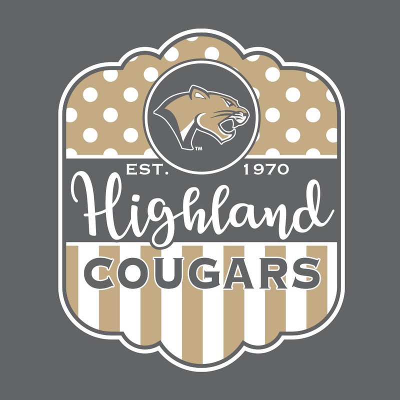 Highland Ladies Electrify V-Neck Girly Cougar