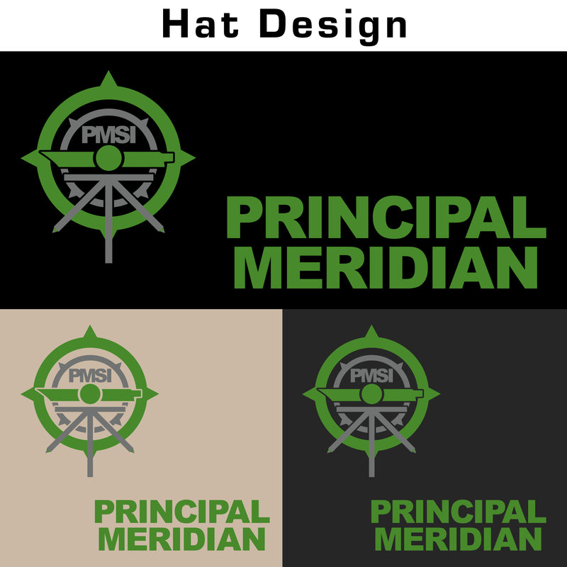 Principal Meridian Surveying Unstructured Trucker Hat