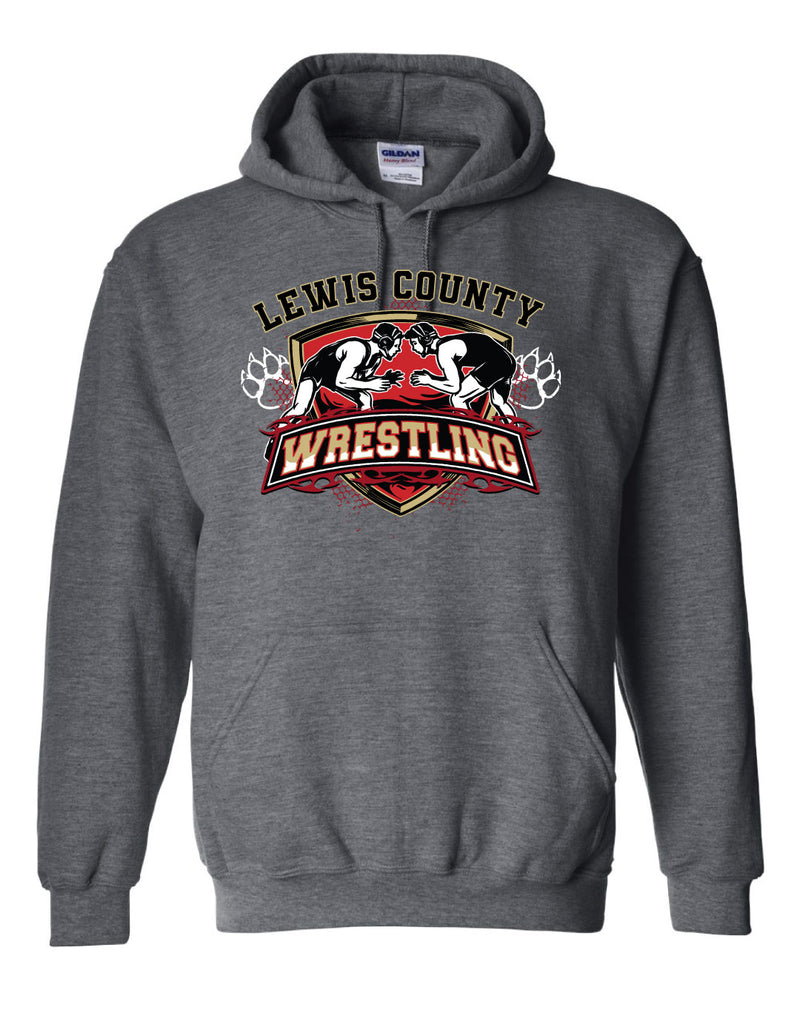 Lewis County Youth Wrestling Hooded Sweatshirt