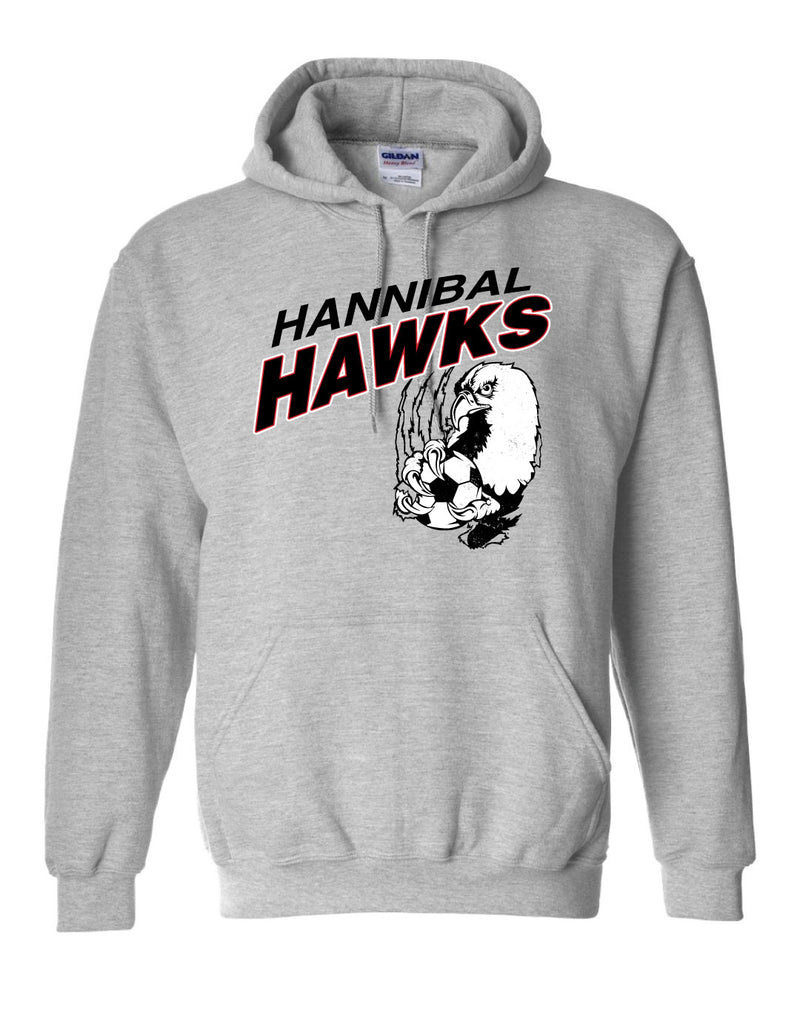 Hannibal Hawks Soccer Hooded Sweatshirt