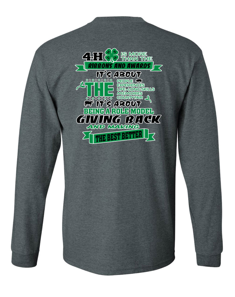 Oyster Prairie 4-H Long Sleeve T-Shirt