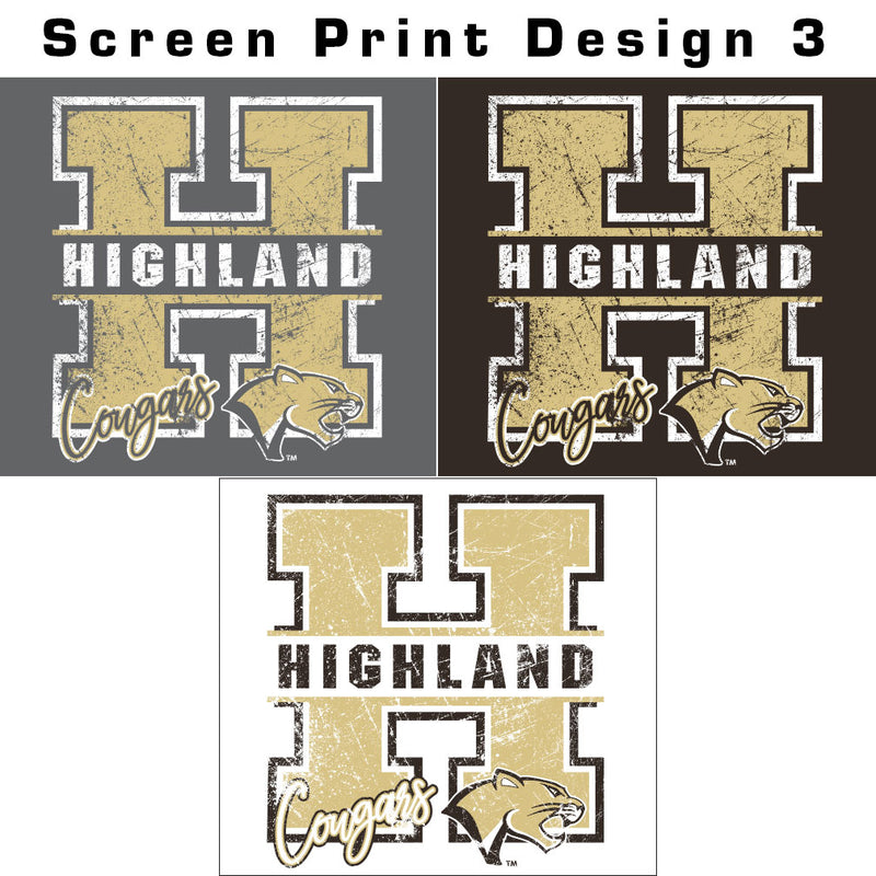 Highland Basketball Vintage Long Sleeve Tee