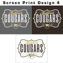 Lady Cougar Basketball Vintage Long Sleeve Tee