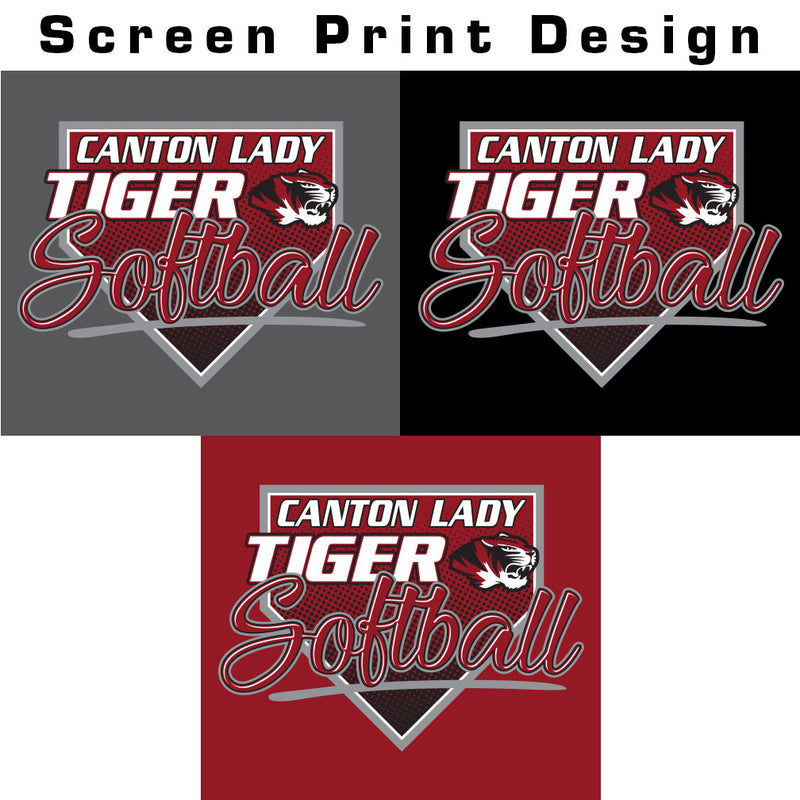 Canton Softball Ladies Space Dye Tank