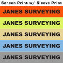 Janes Surveying Generic Drifit Long Sleeve with Sleeve Print