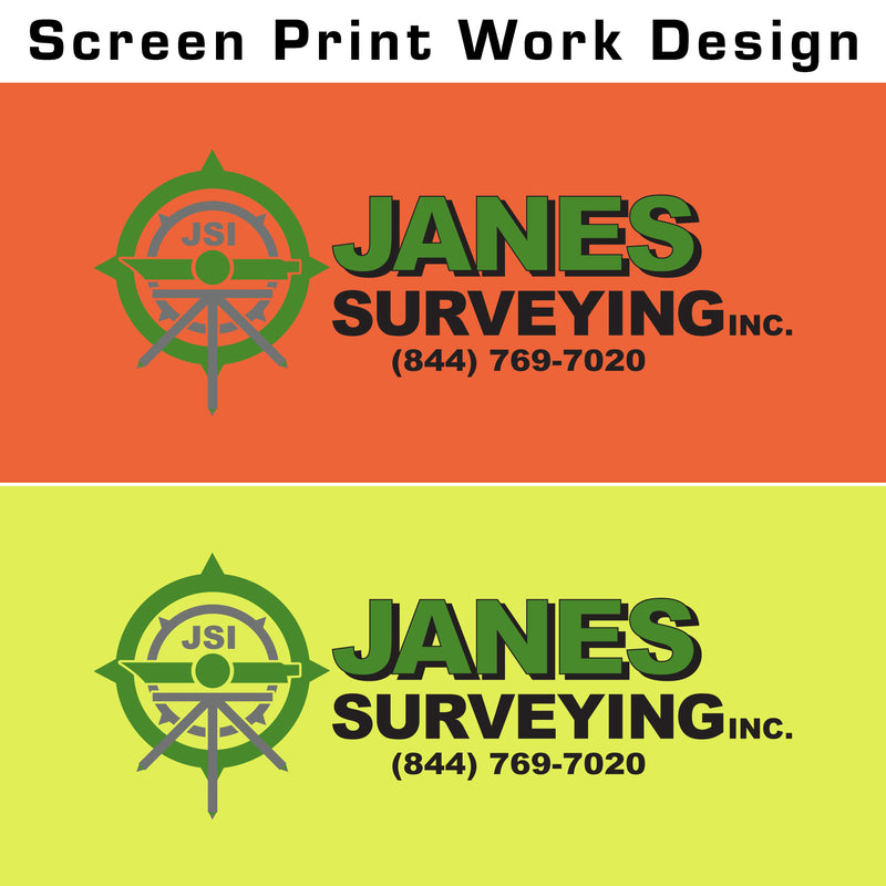 Janes Surveying Cotton Work T-Shirt