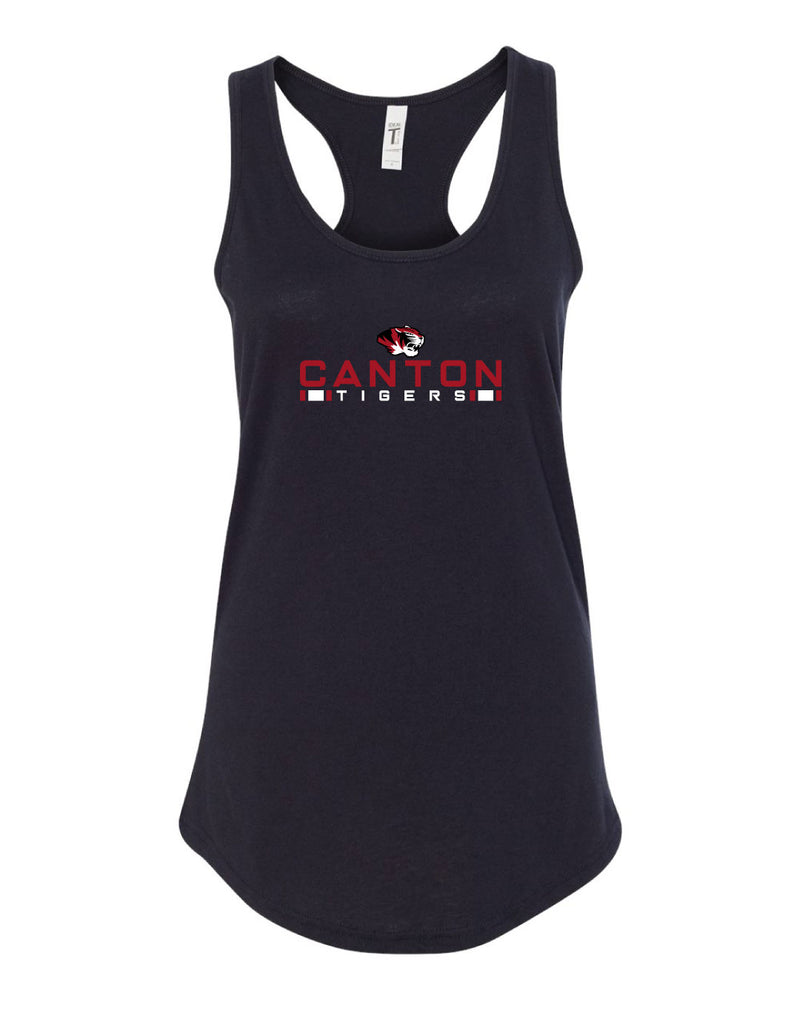 Canton Tigers Ladies Racerback Tank Top