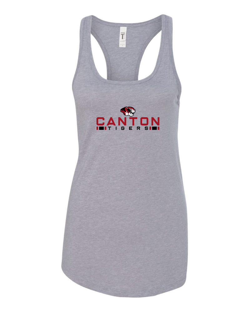 Canton Tigers Ladies Racerback Tank Top