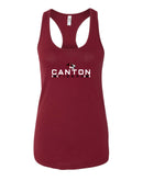 Canton Tigers Ladies Racerback Tank Top