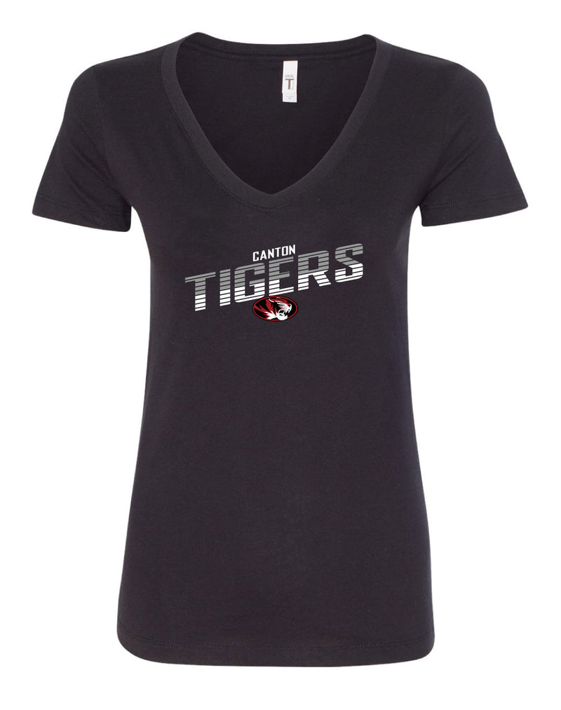 Canton Tigers V-Neck T-Shirt