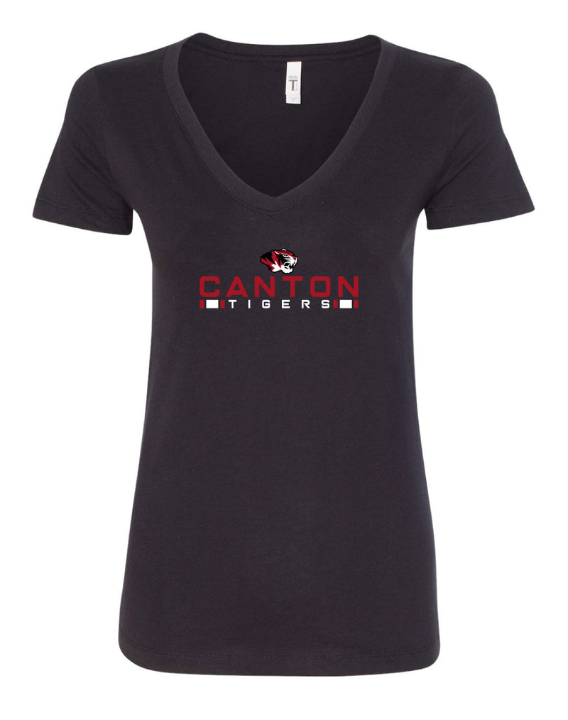 Canton Tigers V-Neck T-Shirt