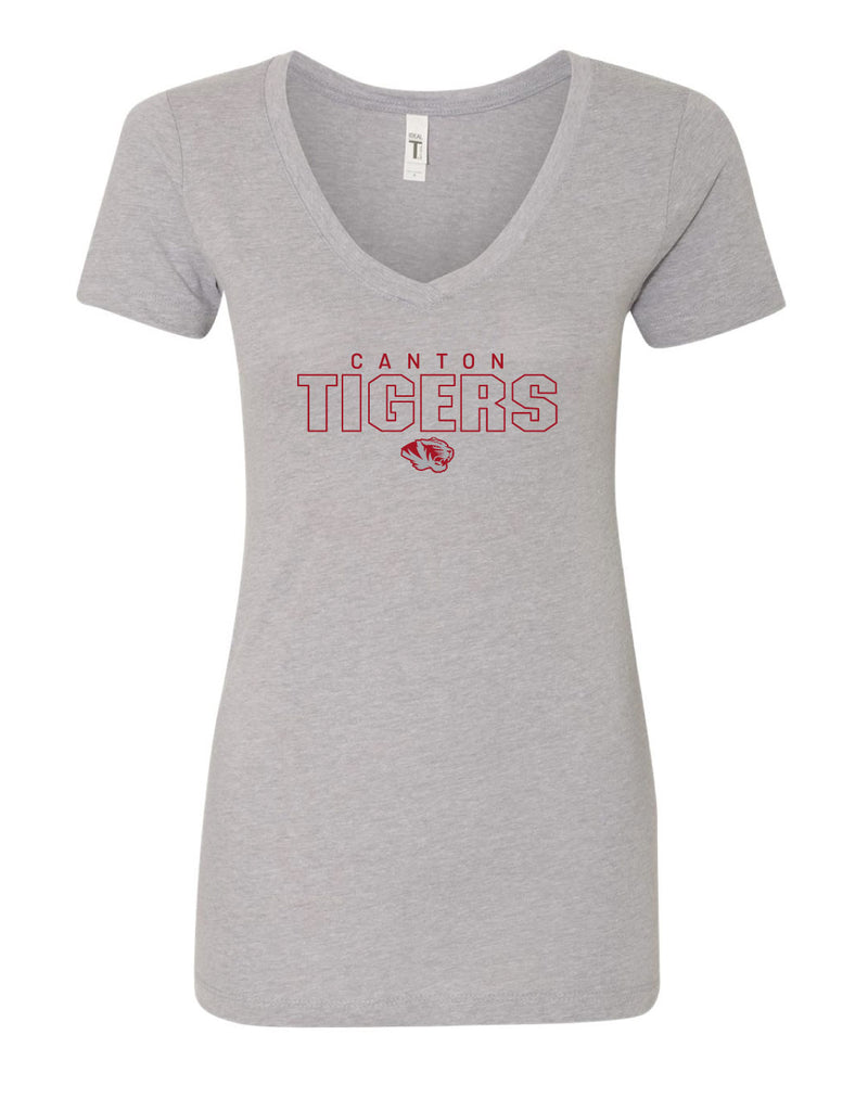 Canton Tigers V-Neck T-Shirt