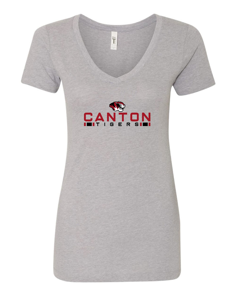 Canton Tigers V-Neck T-Shirt