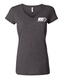 Sharkey Transportation Ladies V-Neck T-Shirt