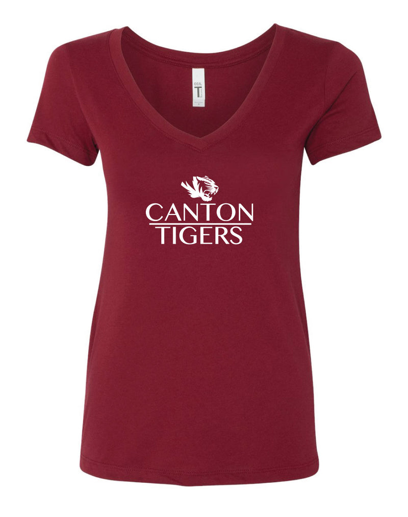 Canton Tigers V-Neck T-Shirt