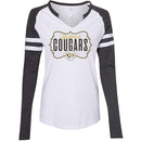Lady Cougar Basketball Ladies Vintage Long Sleeve Tee