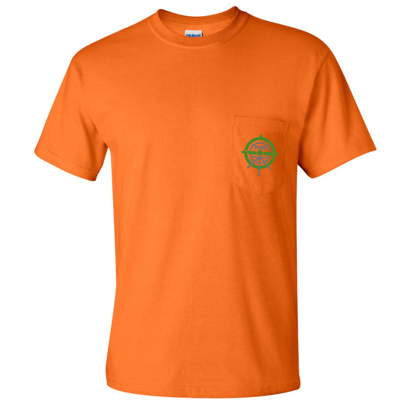 Principal Meridian Surveying Cotton Work Pocket T-Shirt