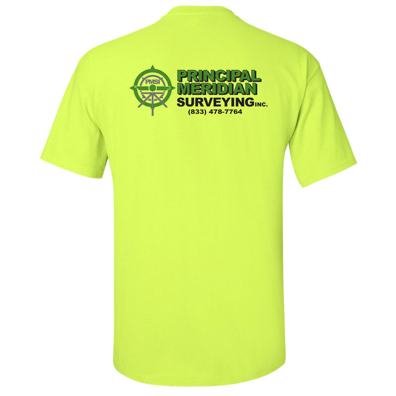 Principal Meridian Surveying Cotton Work T-Shirt