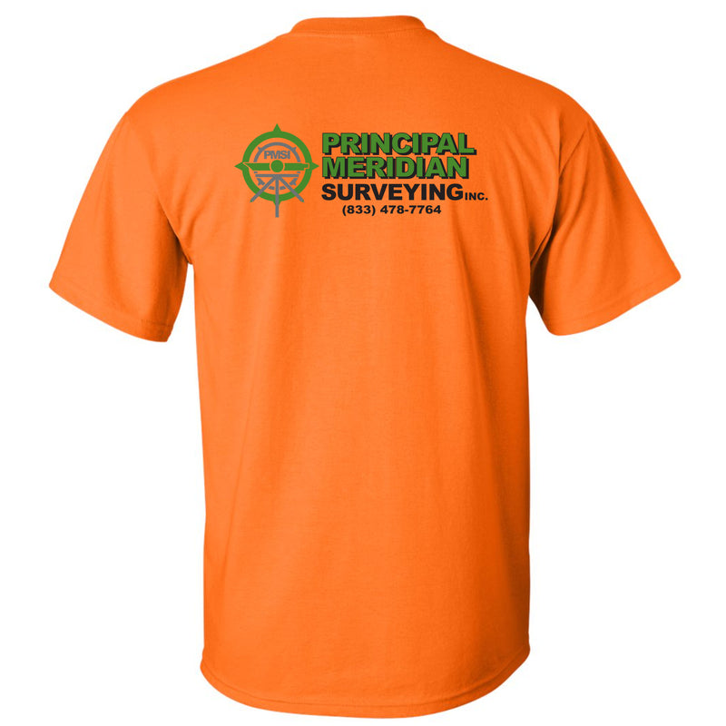 Principal Meridian Surveying Cotton Work T-Shirt